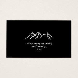 Mtns are calling/Snowy blizzard on Black Design