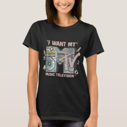 Mtv I Want My Retro Boombox.png T-Shirt