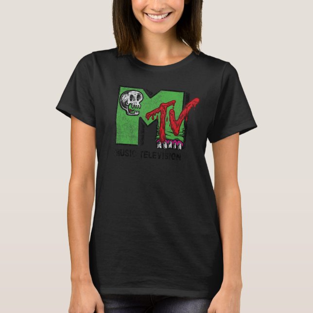 MTV Skull and Monster Teeth T-Shirt (Front)