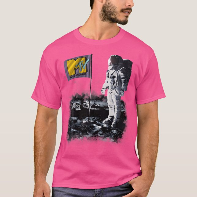 Mtv Spaceman Moon Man Landing T-Shirt (Front)