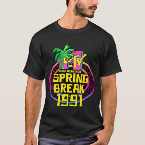 Mtv Spring Break 1991 Classicpng T_Shirt