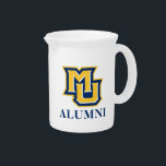 MU Alumni Beverage Pitcher<br><div class="desc">Check out these Marquette University designs! Show off your Marquette pride with these new University products. These make the perfect gifts for the MU student,  alumni,  family,  friend or fan in your life. All of these Zazzle products are customizable with your name,  class year,  or club. Go Golden Eagles!</div>