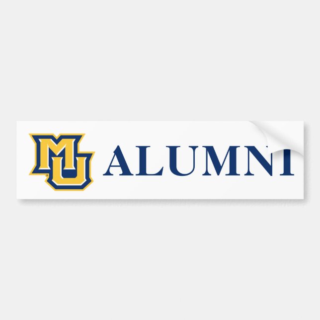 MU Alumni Bumper Sticker (Front)