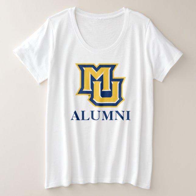 MU Alumni Plus Size T-Shirt (Design Front)
