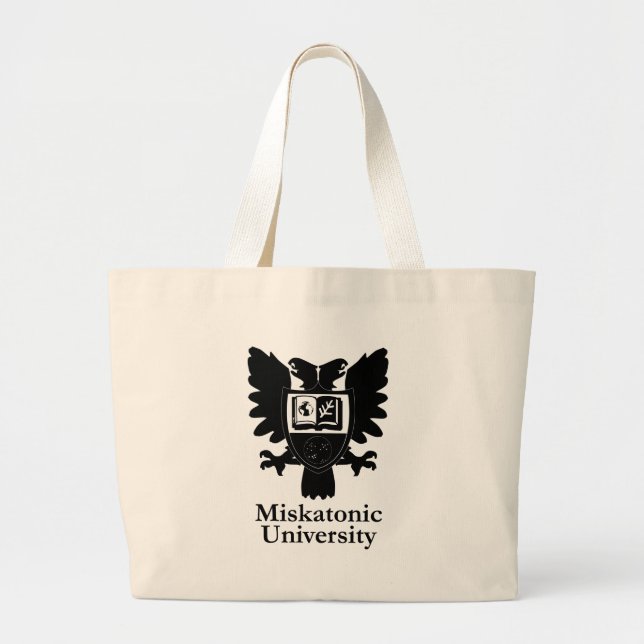 MU-Heraldic-Crest-zazzle Large Tote Bag (Front)