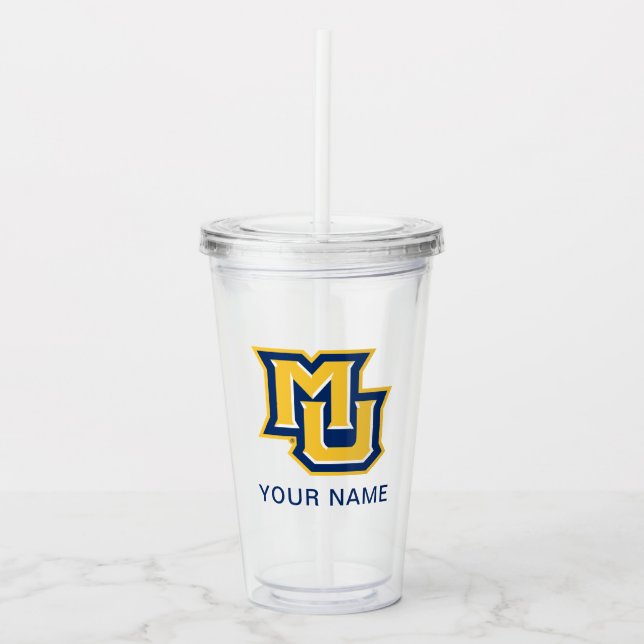 MU Logo Acrylic Tumbler (Front)