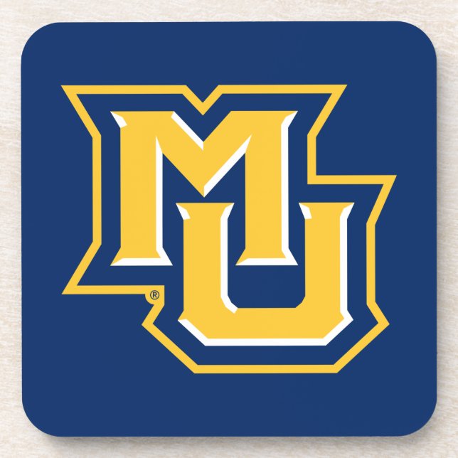 MU Logo Beverage Coaster (Front)