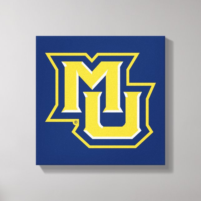 MU Logo Canvas Print (Front)