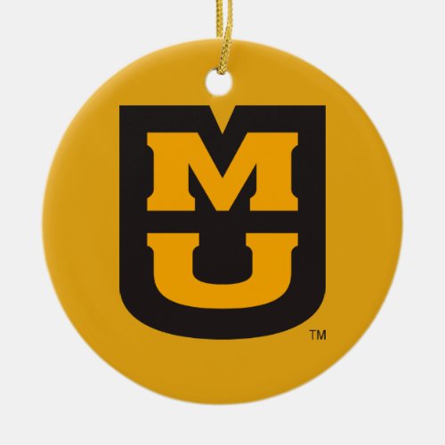 MU Logo Ceramic Ornament