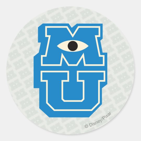 MU Logo Classic Round Sticker | Zazzle.com