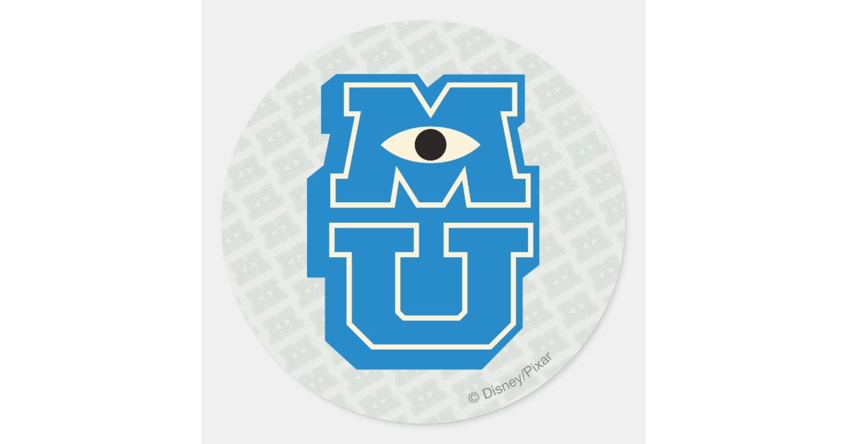 MU Logo Classic Round Sticker | Zazzle