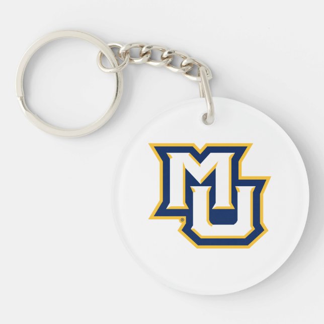 MU Logo Design Keychain (Front)