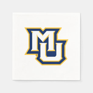MU Logo Design Napkins