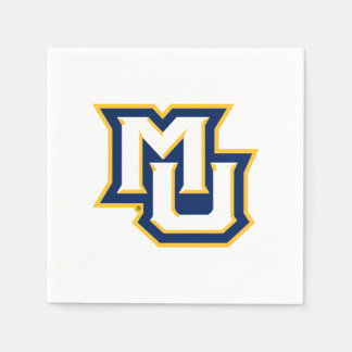 MU Logo Design Napkins
