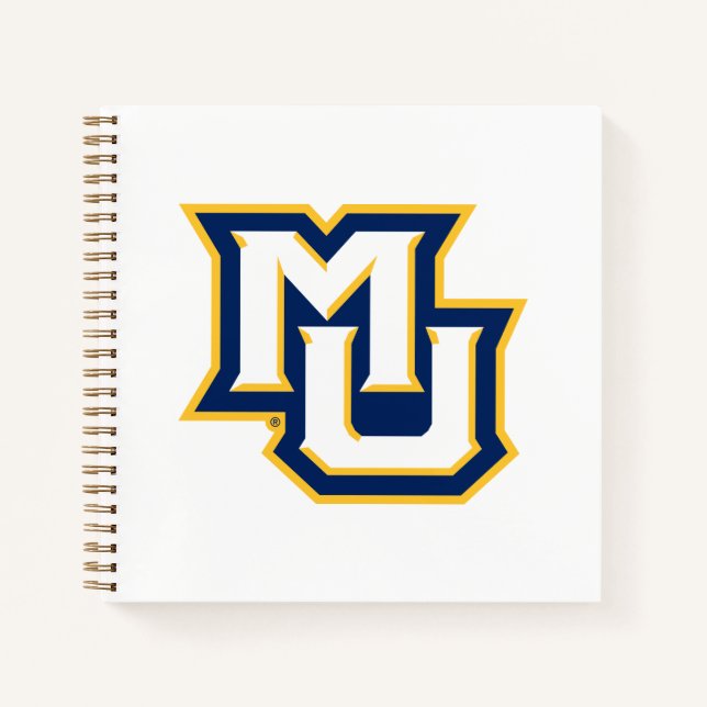 MU Logo Design Notebook (Front)