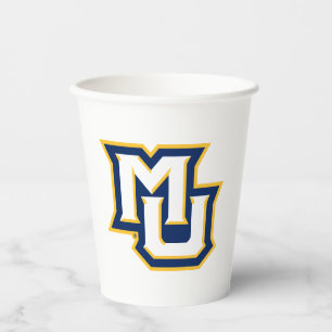 MU Logo Design Paper Cups