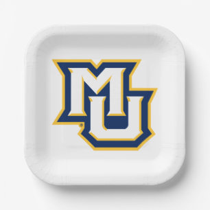 MU Logo Design Paper Plates