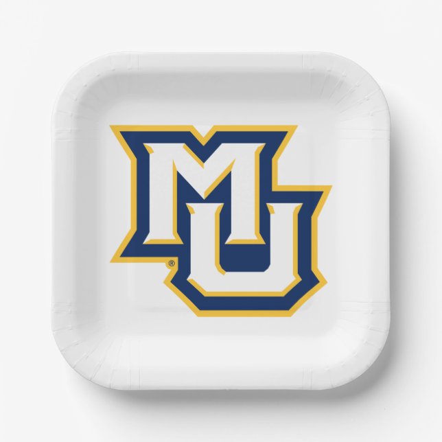 MU Logo Design Paper Plates (Front)