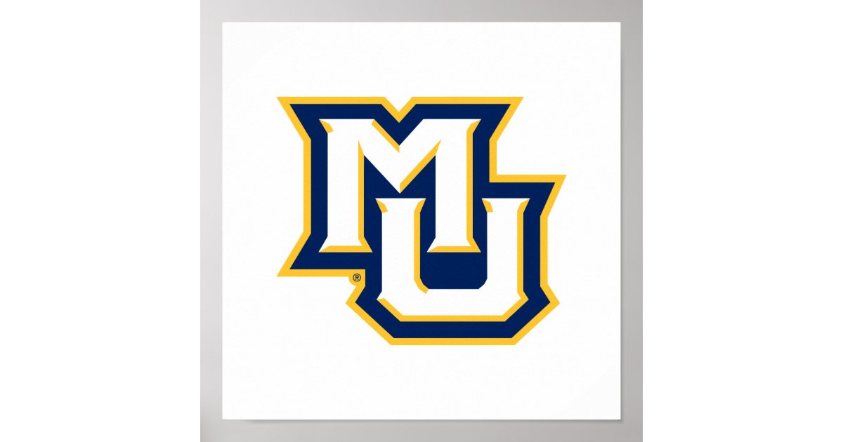 MU Logo Design Poster | Zazzle