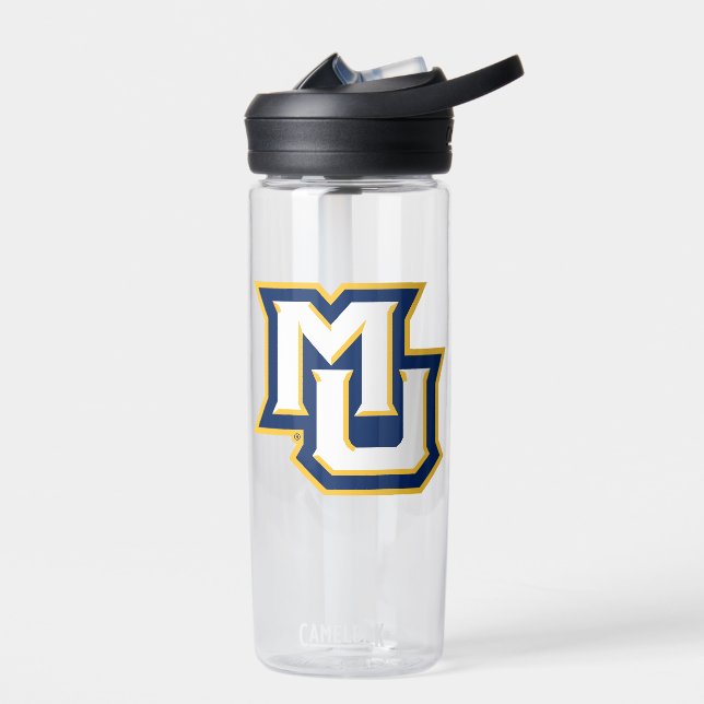 MU Logo Design Water Bottle (Left)