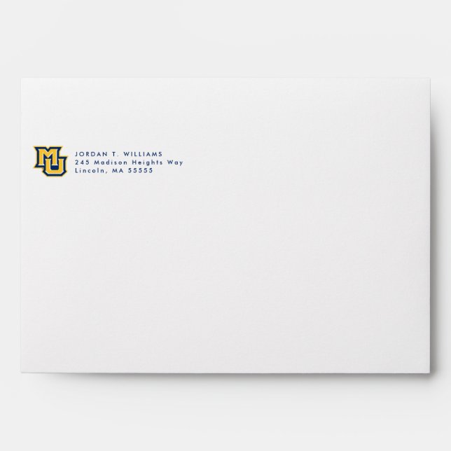 MU Logo Envelope (Front)
