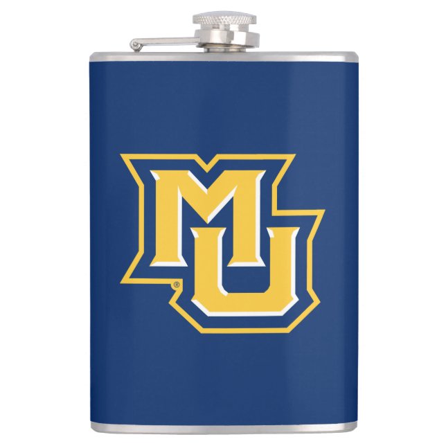 MU Logo Flask (Front)