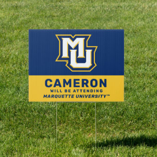 MU Logo   Graduate Will Be Attending Sign