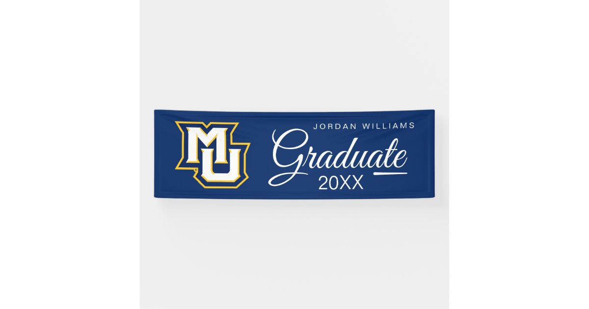 MU Logo | Graduation Banner | Zazzle