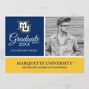 MU Logo Graduation Invitation