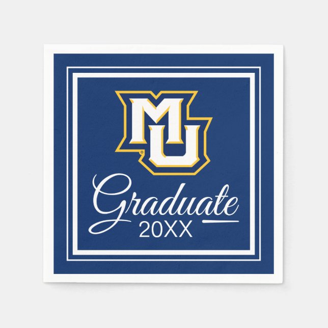 MU Logo | Graduation Napkins (Front)