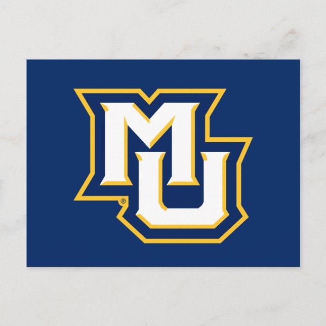 MU Logo Invitation Postcard (Front)