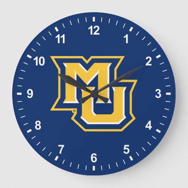 MU Logo Large Clock (Front)