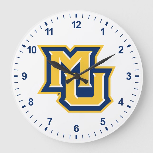 MU Logo Large Clock (Front)