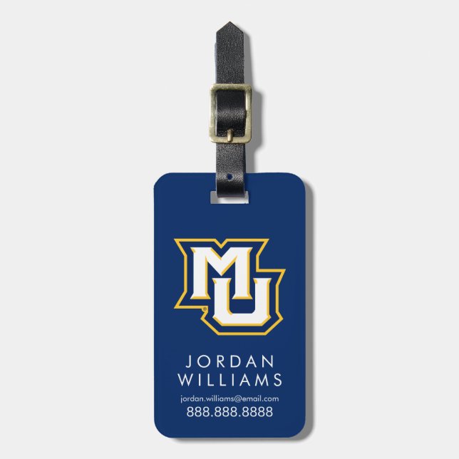 MU Logo Luggage Tag (Front Vertical)