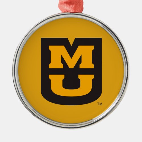 MU Logo Metal Ornament