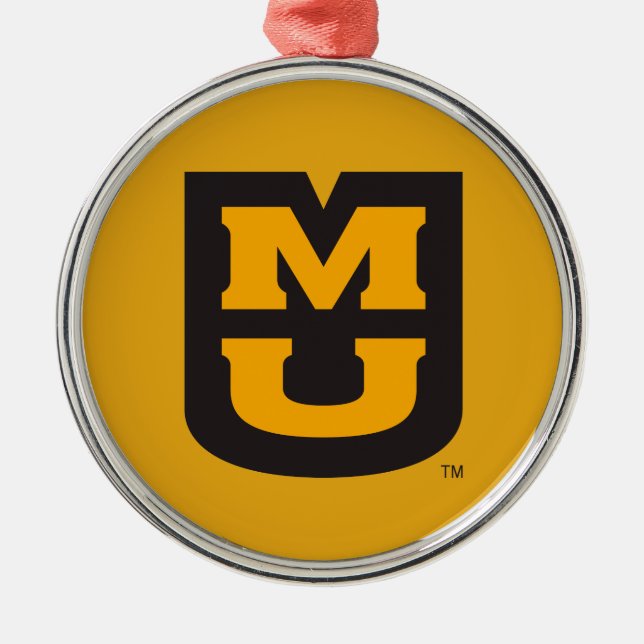MU Logo Metal Ornament (Front)