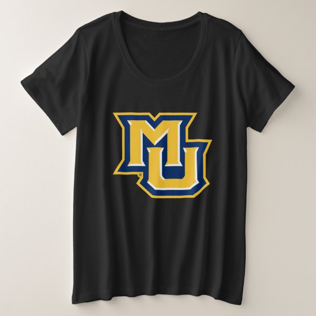MU Logo Plus Size T-Shirt (Design Front)