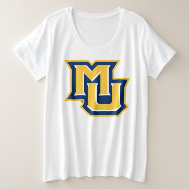 MU Logo Plus Size T-Shirt (Design Front)