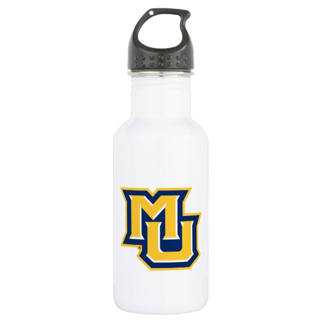 MU Logo Stainless Steel Water Bottle (Front)