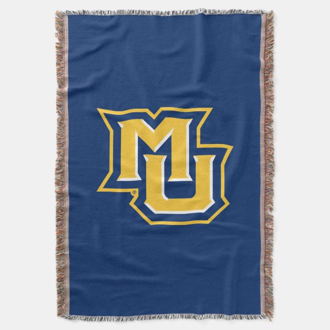 MU Logo Throw Blanket (Front Vertical)