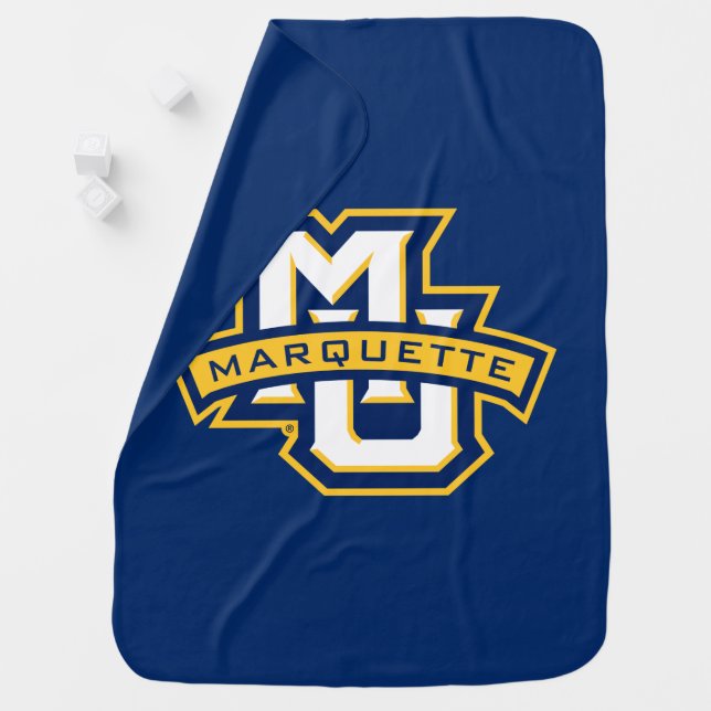 MU Marquette Baby Blanket (In Situ)