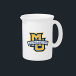 MU Marquette Beverage Pitcher<br><div class="desc">Check out these Marquette University designs! Show off your Marquette pride with these new University products. These make the perfect gifts for the MU student,  alumni,  family,  friend or fan in your life. All of these Zazzle products are customizable with your name,  class year,  or club. Go Golden Eagles!</div>