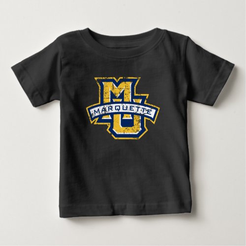 MU Marquette Distressed Baby T_Shirt