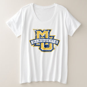 MU Marquette Distressed Plus Size T-Shirt