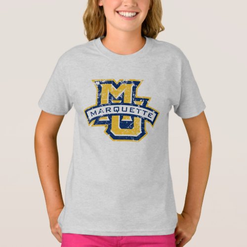 MU Marquette Distressed T_Shirt