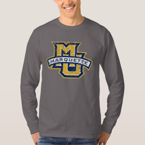 MU Marquette Distressed T_Shirt