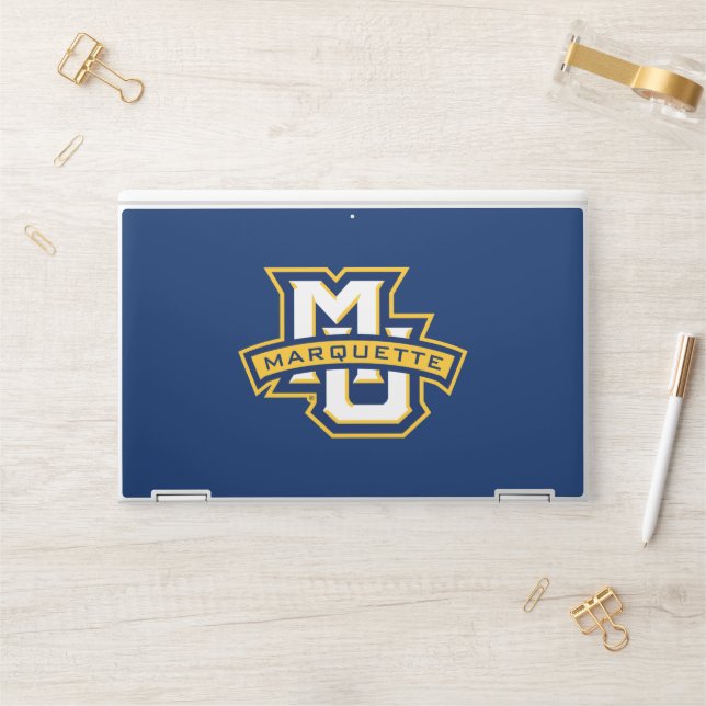 MU Marquette HP Laptop Skin (Desk)