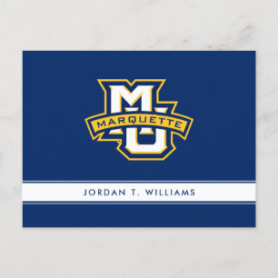 MU Marquette Invitation Postcard