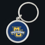 MU Marquette Keychain<br><div class="desc">Check out these Marquette University designs! Show off your Marquette pride with these new University products. These make the perfect gifts for the MU student,  alumni,  family,  friend or fan in your life. All of these Zazzle products are customizable with your name,  class year,  or club. Go Golden Eagles!</div>
