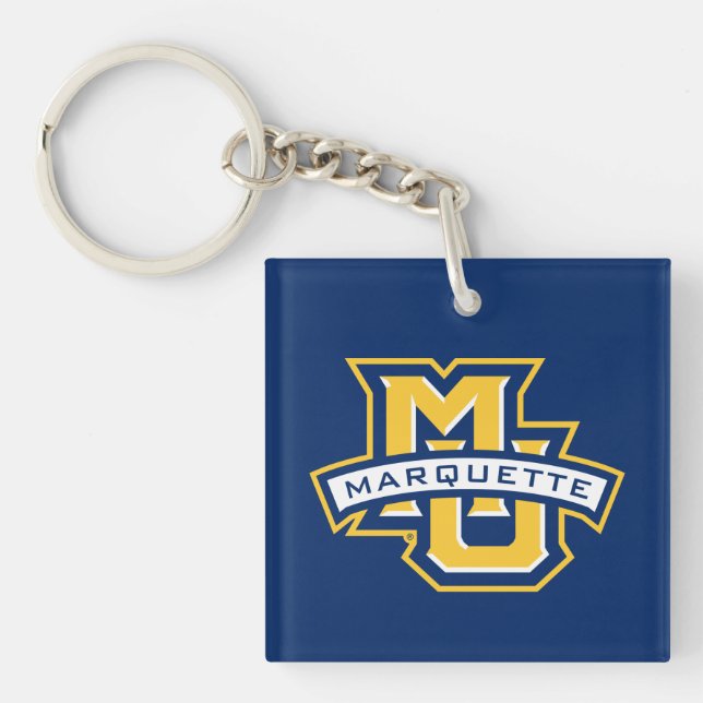 MU Marquette Keychain (Front)